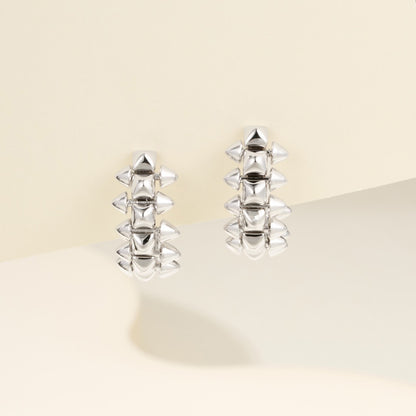 [OAK JURI]CLASH MINI HOOP EARRINGS
