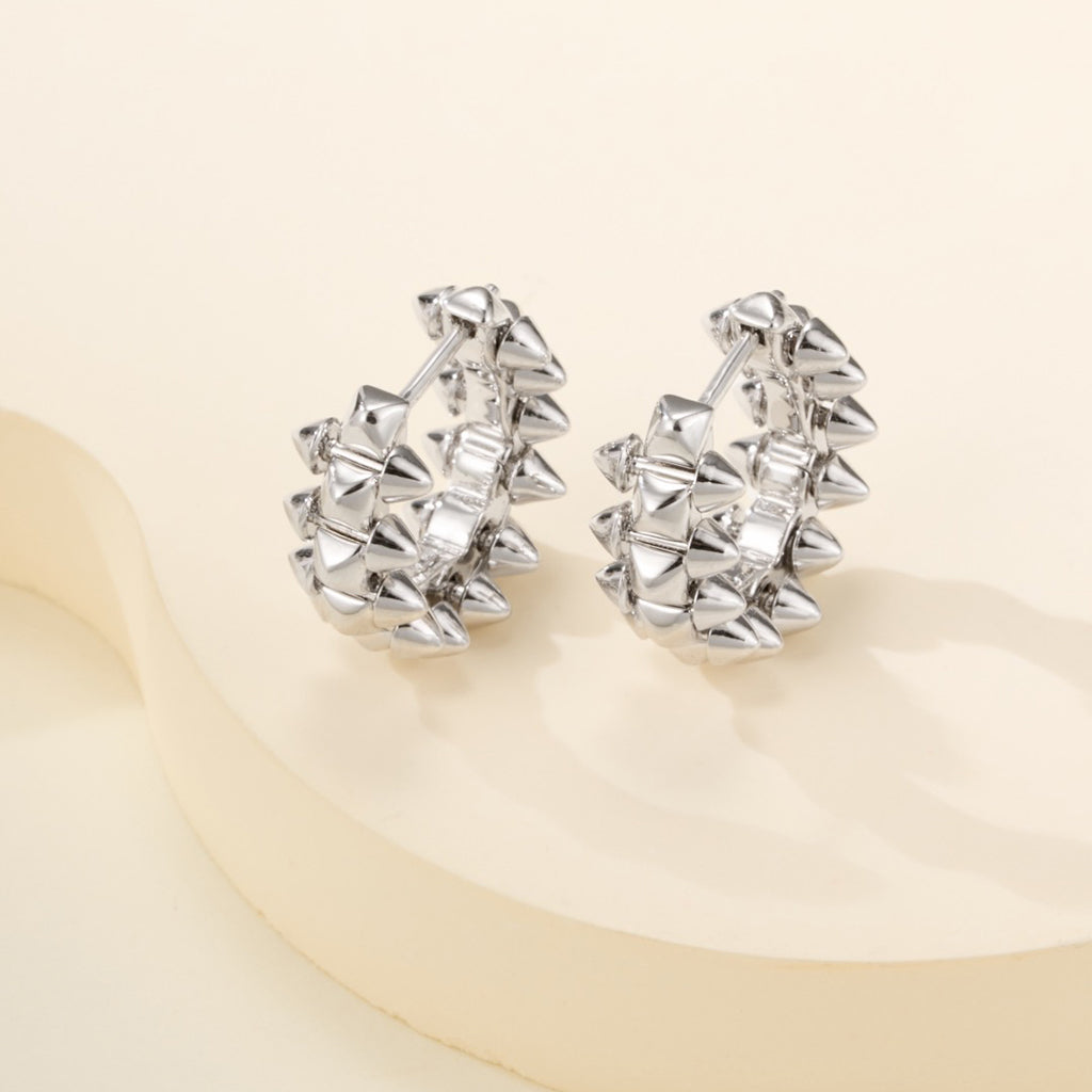 [OAK JURI]CLASH MINI HOOP EARRINGS