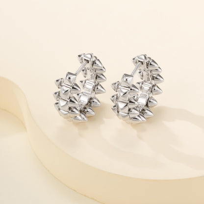 [OAK JURI]CLASH MINI HOOP EARRINGS