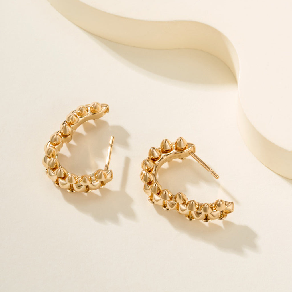 [OAK JURI]CLASH MINI HOOP EARRINGS