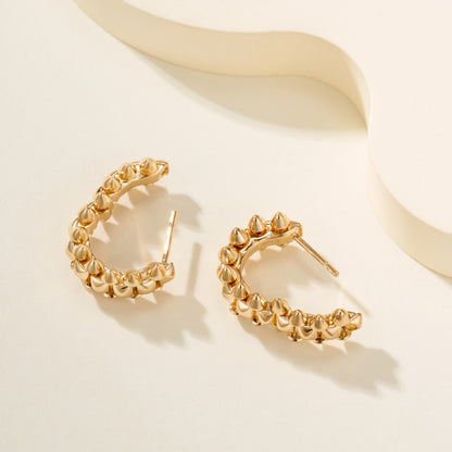 [OAK JURI]CLASH MINI HOOP EARRINGS