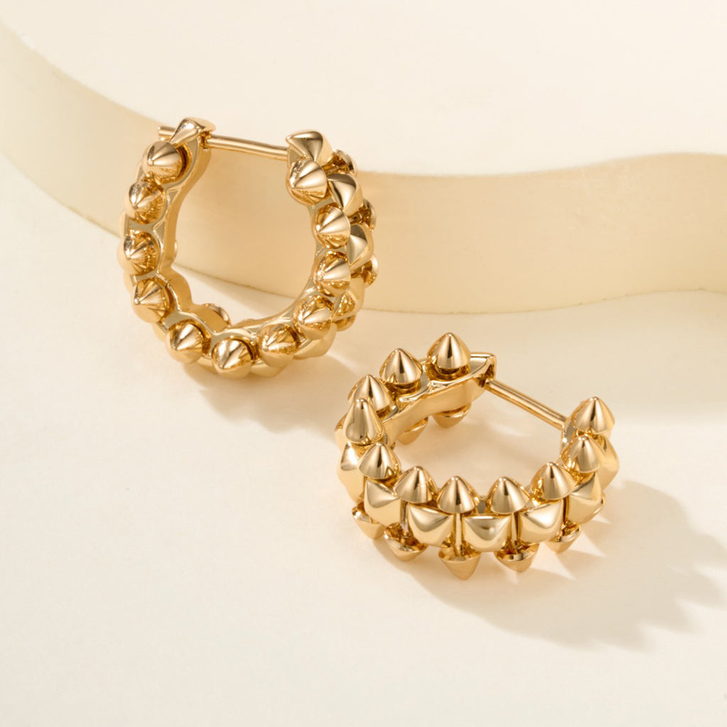 [OAK JURI]CLASH MINI HOOP EARRINGS