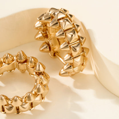 [OAK JURI]CLASH MINI HOOP EARRINGS