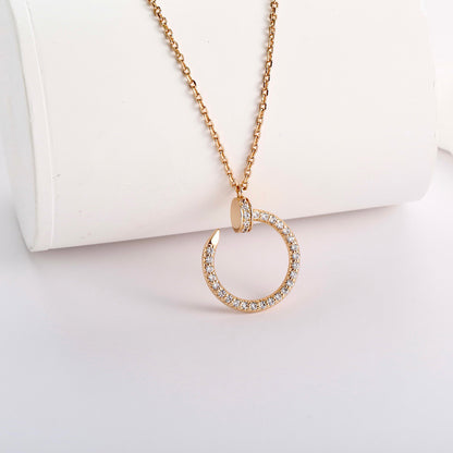 [OAK JURI]JUSTE NECKLACE FULL DIAMOND