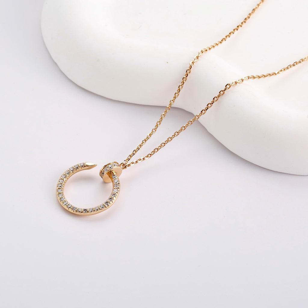 [OAK JURI]JUSTE NECKLACE FULL DIAMOND