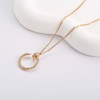 [OAK JURI]JUSTE NECKLACE FULL DIAMOND