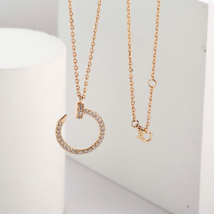 [OAK JURI]JUSTE NECKLACE FULL DIAMOND