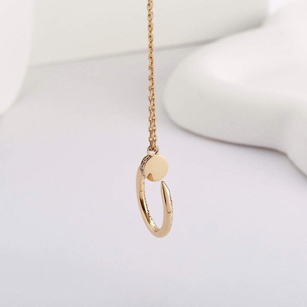 [OAK JURI]JUSTE NECKLACE FULL DIAMOND
