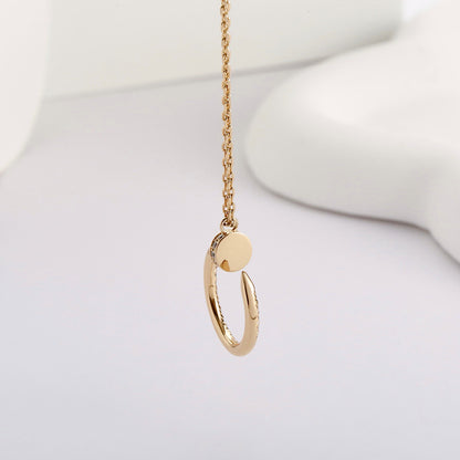 [OAK JURI]JUSTE NECKLACE FULL DIAMOND