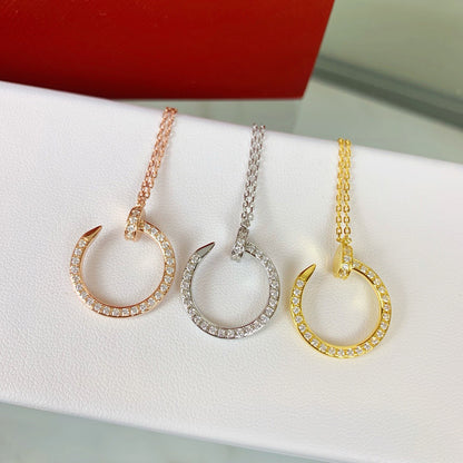 [OAK JURI]JUSTE NECKLACE FULL DIAMOND