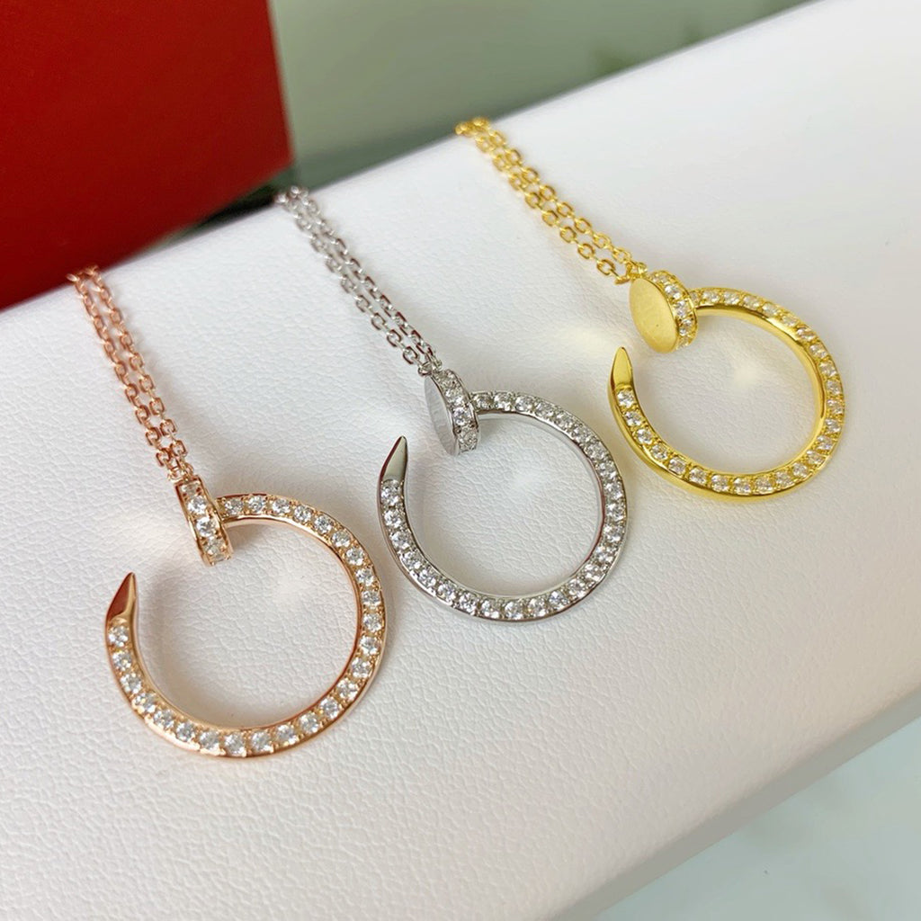 [OAK JURI]JUSTE NECKLACE FULL DIAMOND