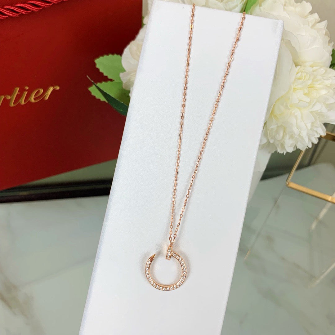 [OAK JURI]JUSTE NECKLACE FULL DIAMOND