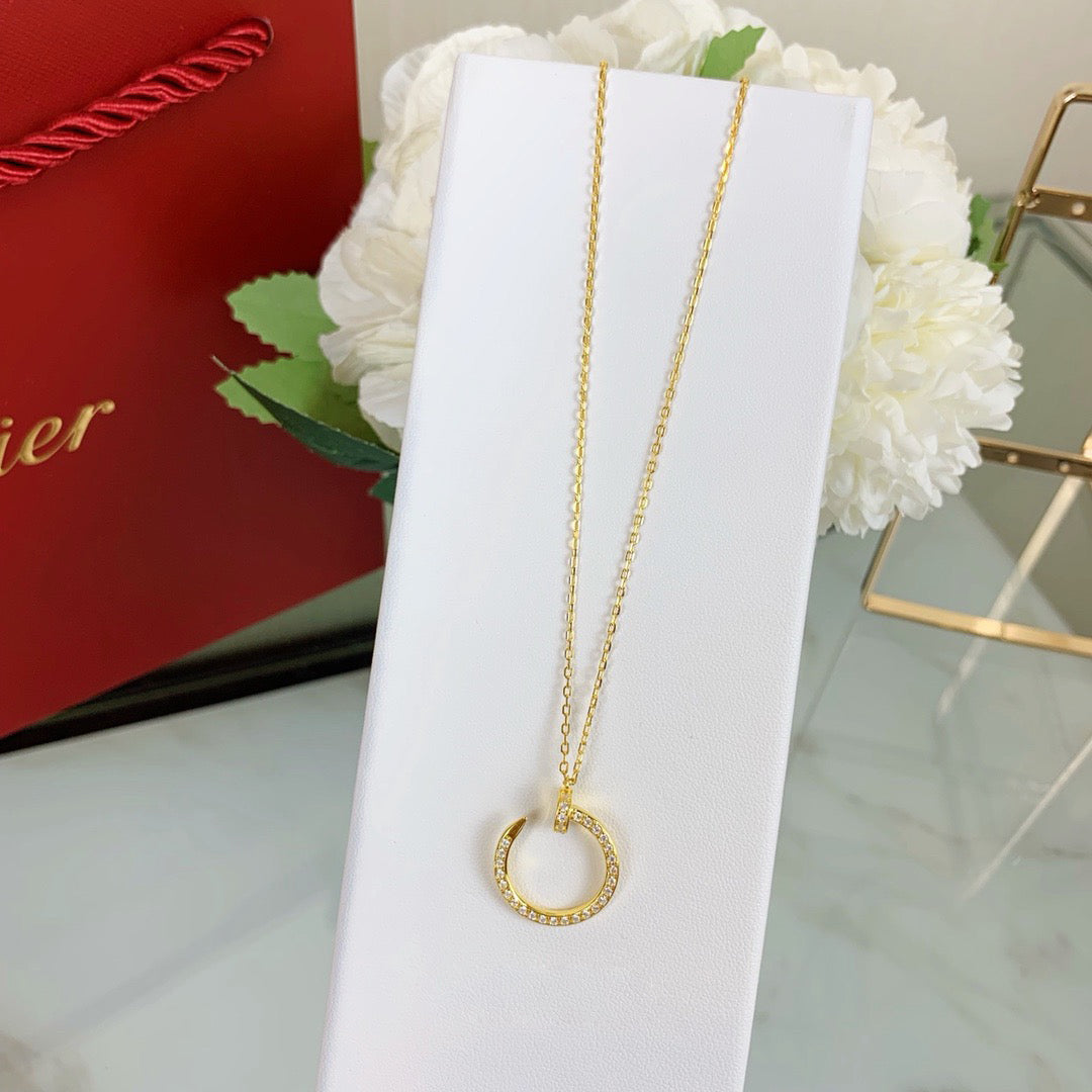 [OAK JURI]JUSTE NECKLACE FULL DIAMOND