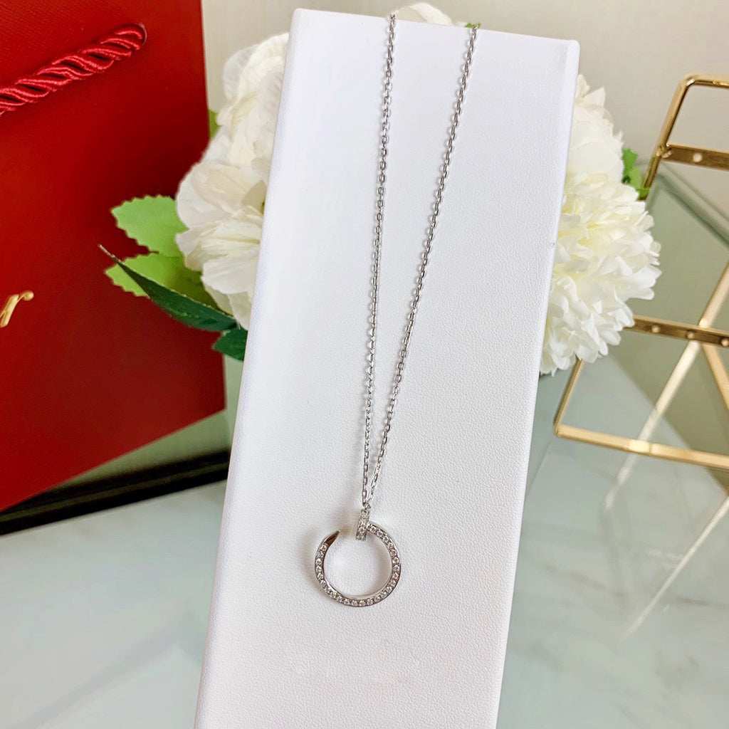 [OAK JURI]JUSTE NECKLACE FULL DIAMOND