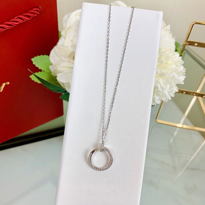 [OAK JURI]JUSTE NECKLACE FULL DIAMOND