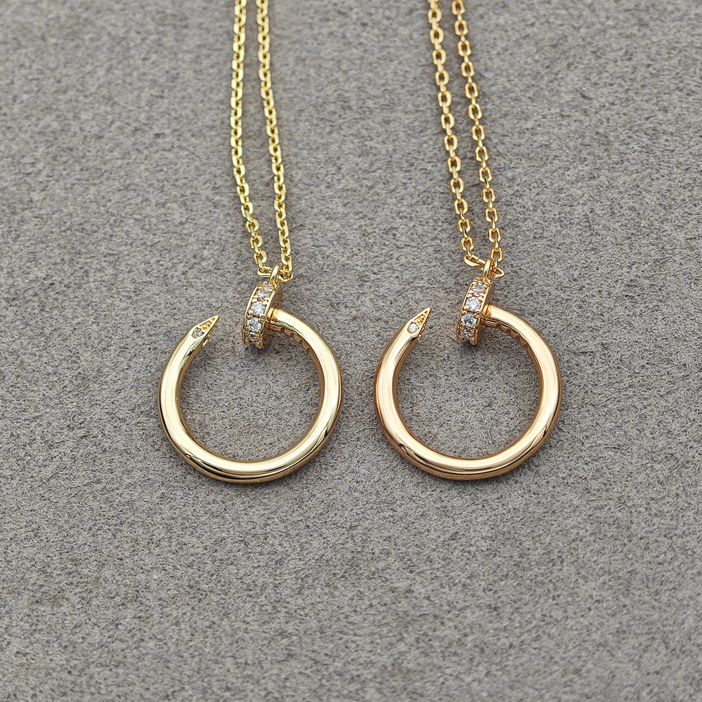 [OAK JURI]JUSTE NECKLACE HALF DIAMOND