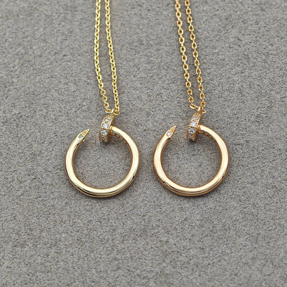 [OAK JURI]JUSTE NECKLACE HALF DIAMOND