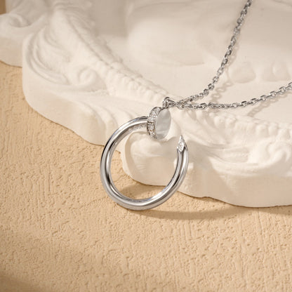 [OAK JURI]JUSTE NECKLACE HALF DIAMOND