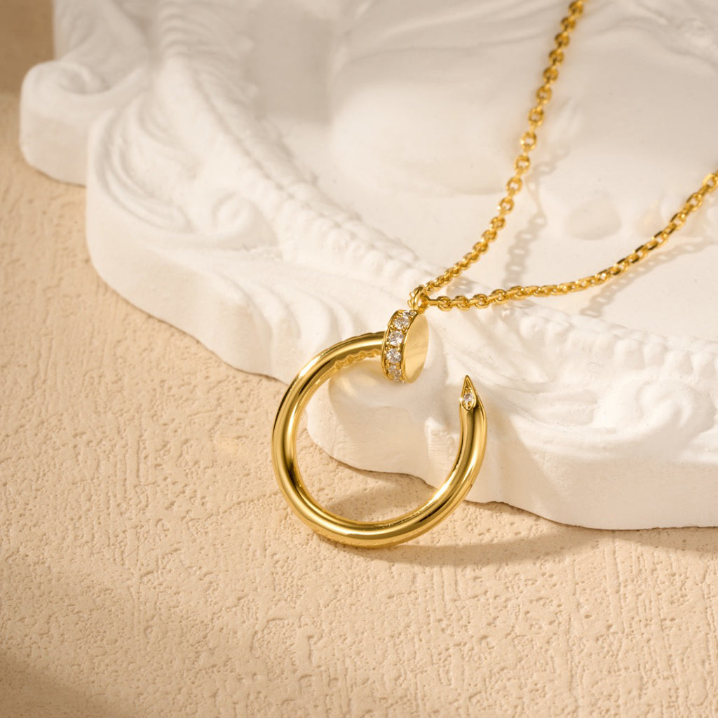 [OAK JURI]JUSTE NECKLACE HALF DIAMOND