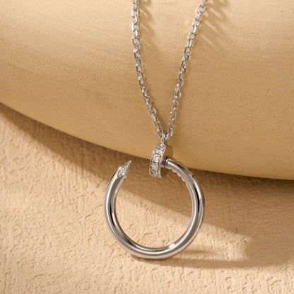 [OAK JURI]JUSTE NECKLACE HALF DIAMOND