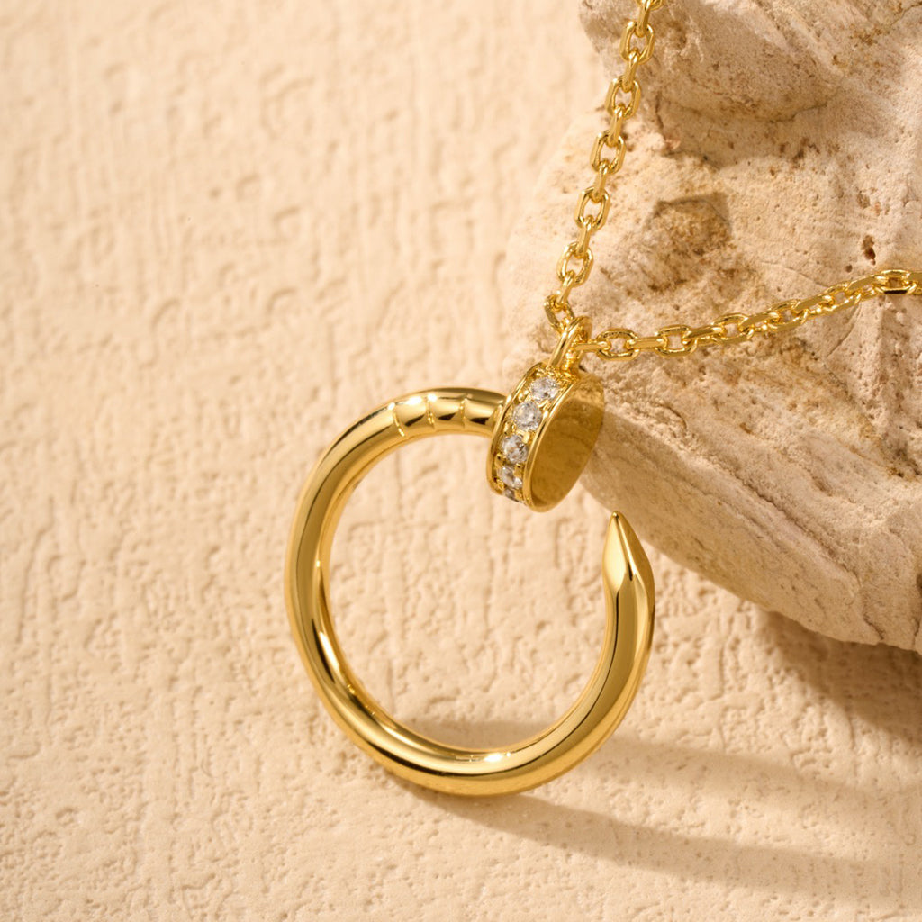 [OAK JURI]JUSTE NECKLACE HALF DIAMOND