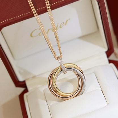 [OAK JURI]TRINITY MEDIUM  DIAMONDS NECKLACE