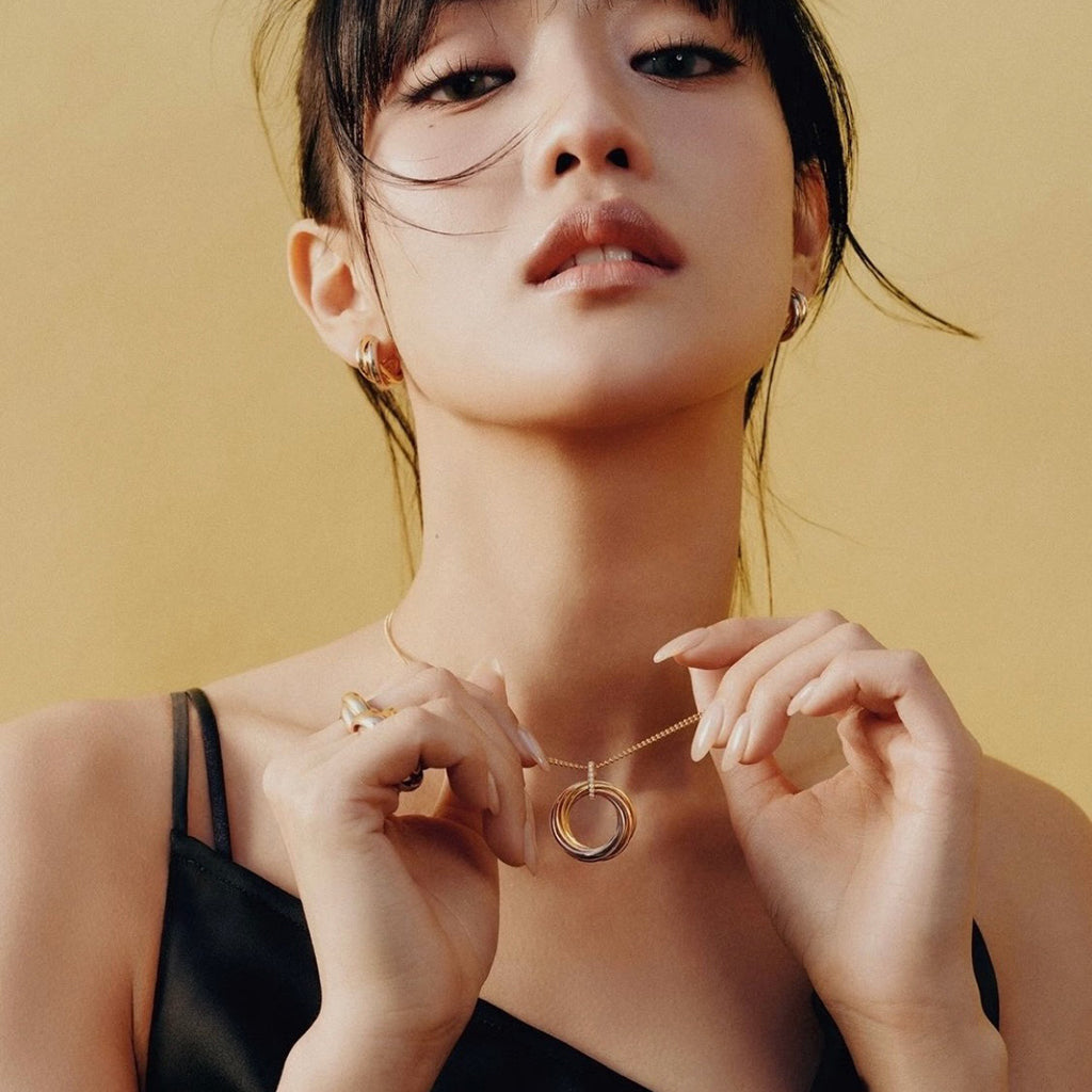 [OAK JURI]TRINITY MEDIUM  DIAMONDS NECKLACE