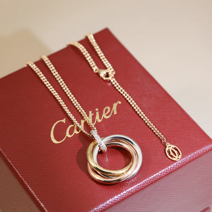 [OAK JURI]TRINITY MEDIUM  DIAMONDS NECKLACE
