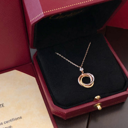 [OAK JURI]TRINITY  NECKLACE 1 DIAMOND