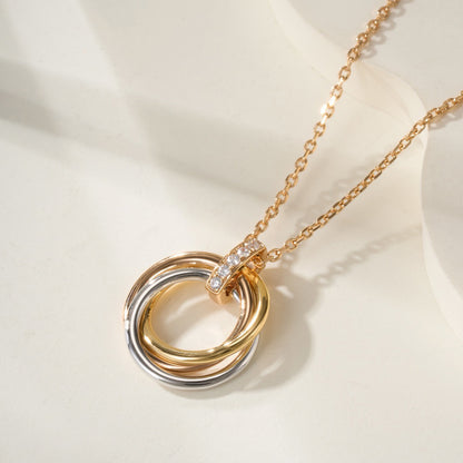 [OAK JURI]TRINITY MEDIUM  DIAMONDS NECKLACE