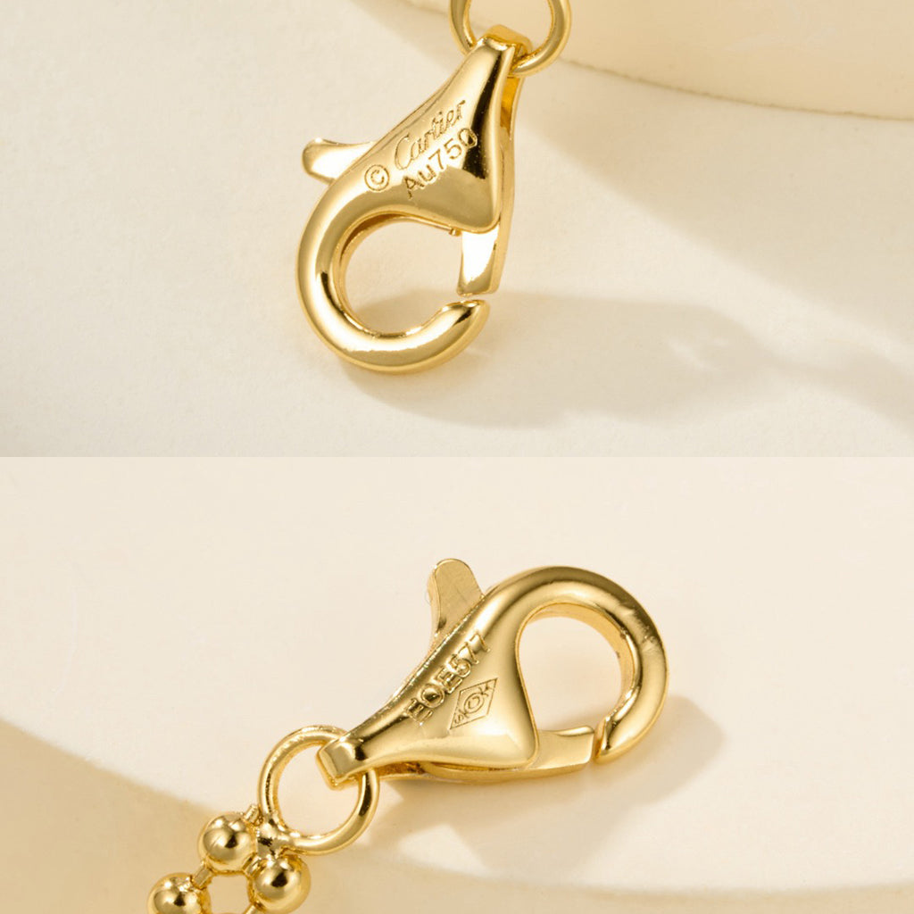 [OAK JURI]TRINITY LARGE FULL DIAMOND  NECKLACE