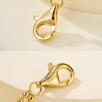 [OAK JURI]TRINITY LARGE FULL DIAMOND  NECKLACE