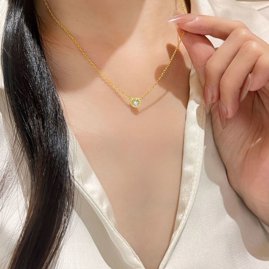 [OAK JURI]DAMOUR DIAMOND NECKLACE