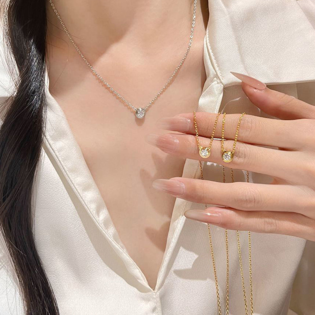 [OAK JURI]DAMOUR DIAMOND NECKLACE