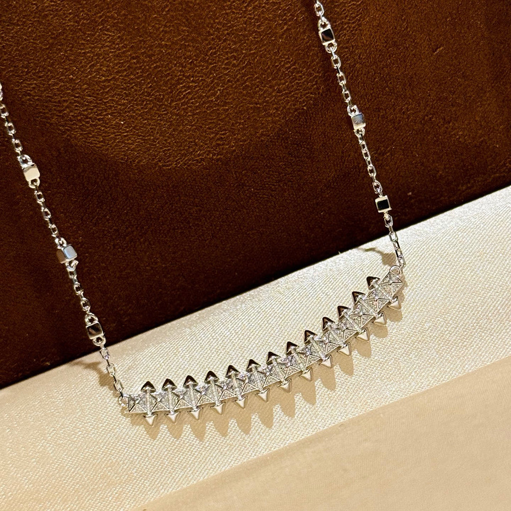 [OAK JURI]CLASH  SMALL FULL DIAMOND NECKLACE