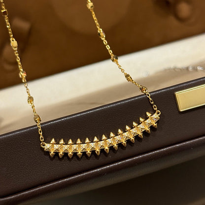 [OAK JURI]CLASH  SMALL FULL DIAMOND NECKLACE