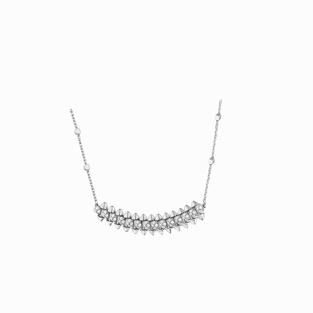 [OAK JURI]CLASH  SMALL FULL DIAMOND NECKLACE