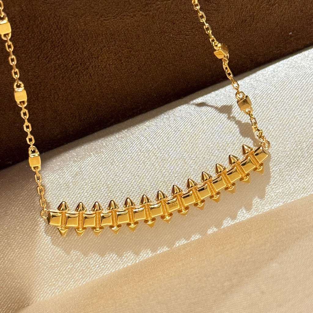 [OAK JURI]CLASH  SMALL FULL DIAMOND NECKLACE