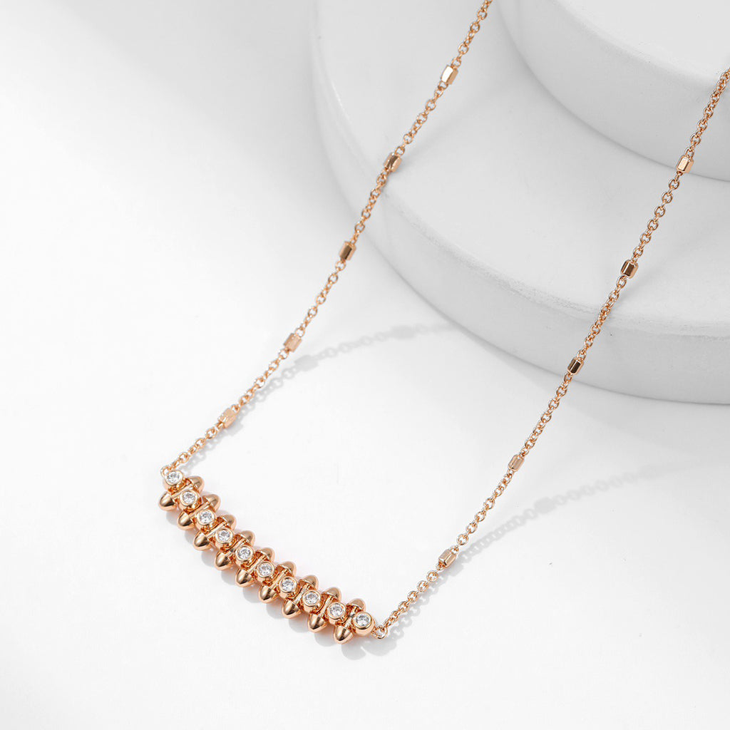 [OAK JURI]CLASH  MEDIUM DIAMOND NECKLACE