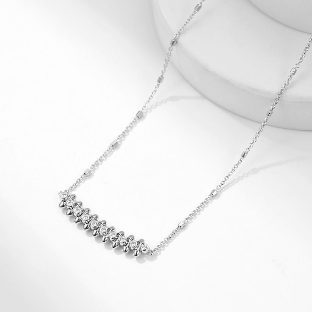 [OAK JURI]CLASH  MEDIUM DIAMOND NECKLACE