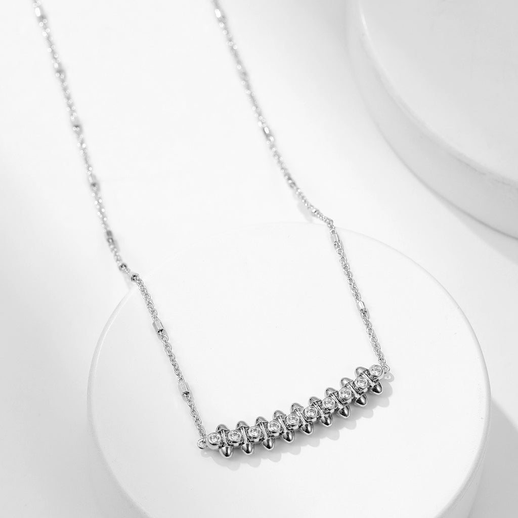 [OAK JURI]CLASH  MEDIUM DIAMOND NECKLACE