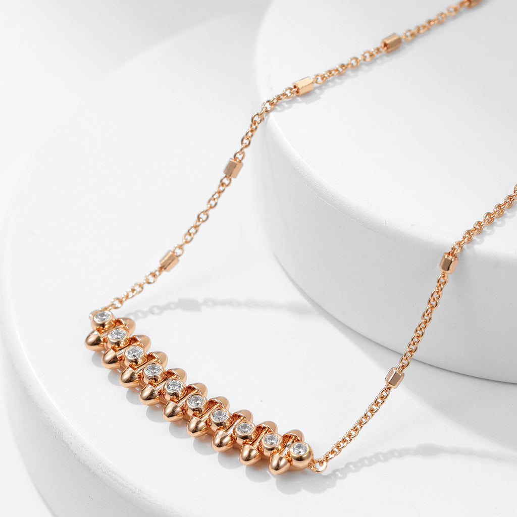[OAK JURI]CLASH  MEDIUM DIAMOND NECKLACE