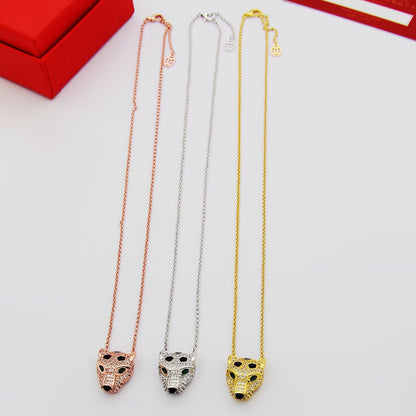 [OAK JURI]PANTHERE FULL DIAMOND NECKLACE