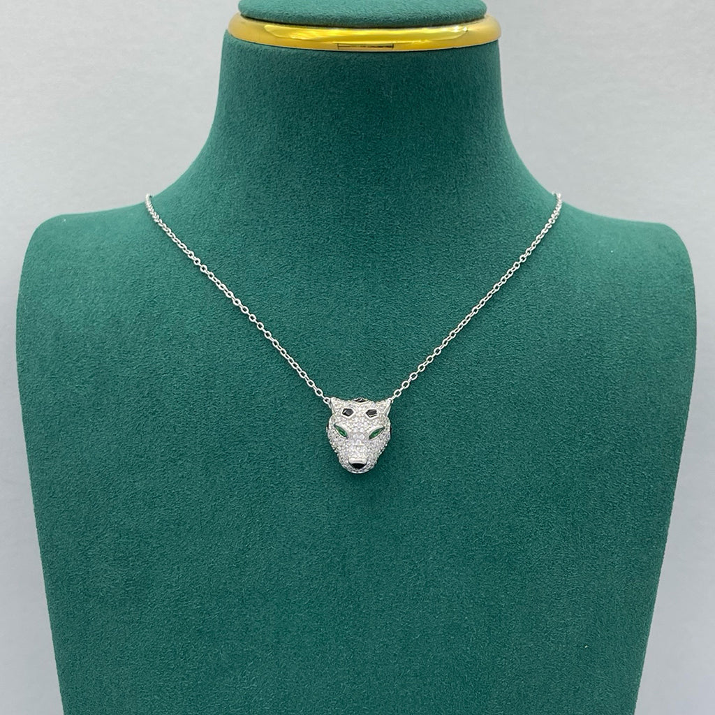 [OAK JURI]PANTHERE FULL DIAMOND NECKLACE