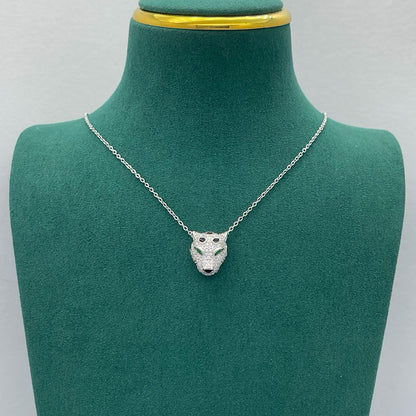 [OAK JURI]PANTHERE FULL DIAMOND NECKLACE