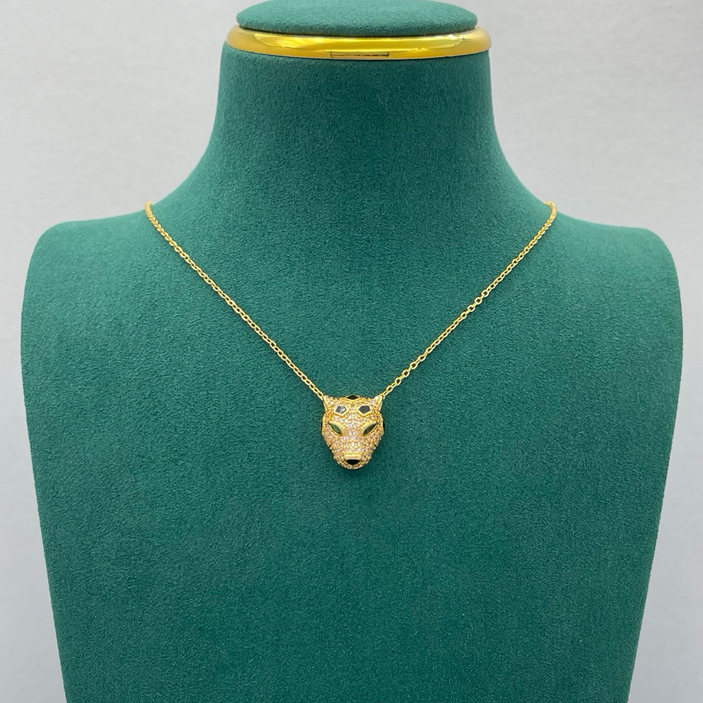 [OAK JURI]PANTHERE FULL DIAMOND NECKLACE