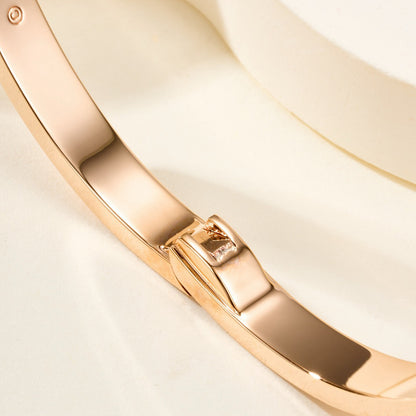 [OAK JURI]LOVE BRACELET 4.8MM DIAMOND-PAVED