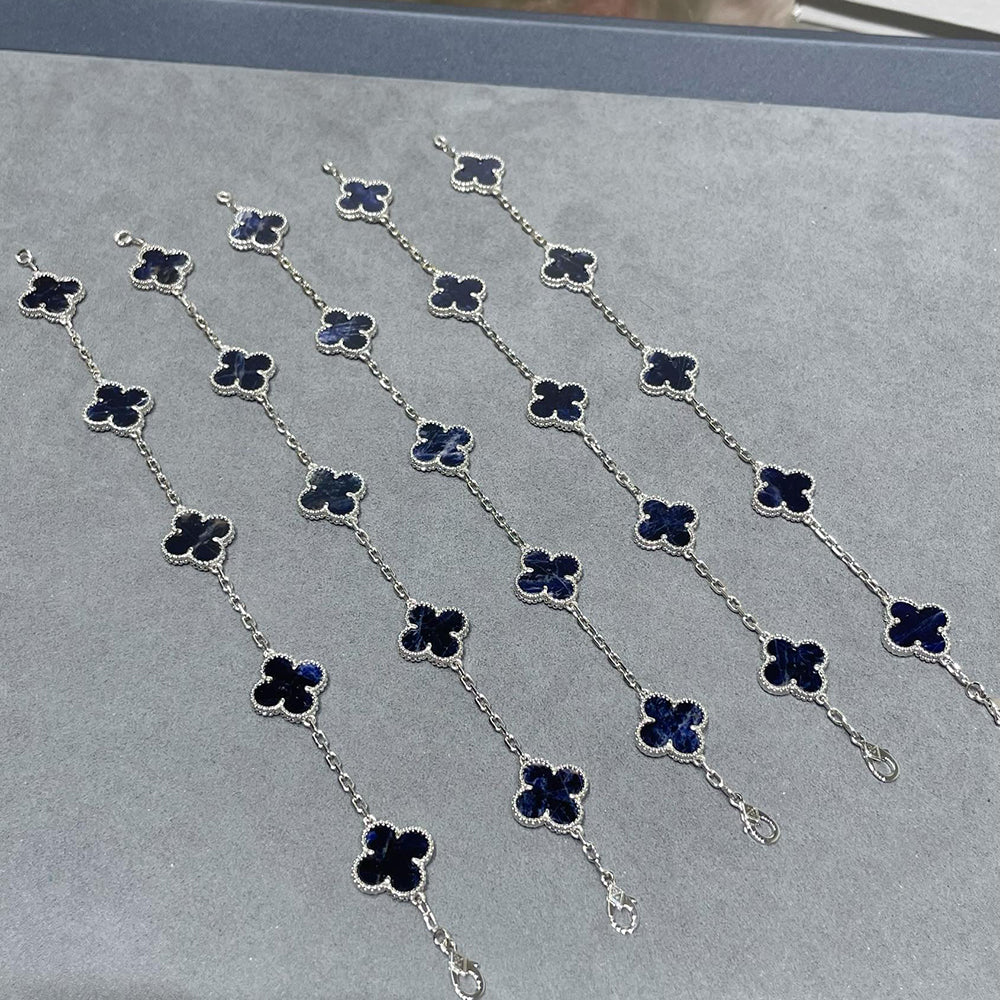 [OAK JURI]CLOVER 5 MOTIF PIETERSITE BRACELET COLLECTION