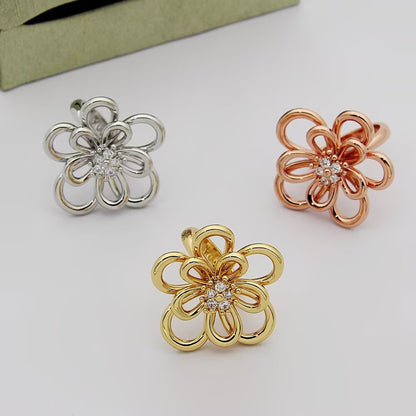 [OAK JURI] FLOWERLACE RING 5 DIAMONDS