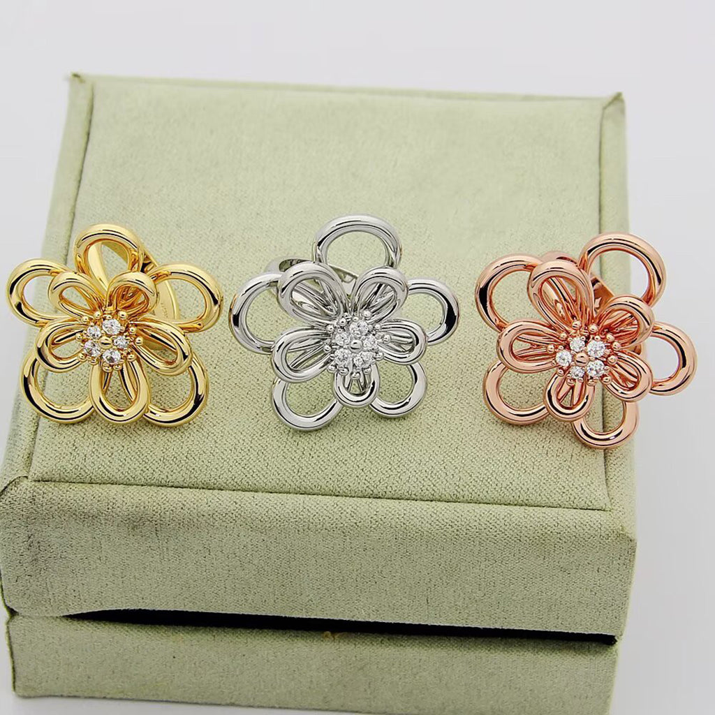 [OAK JURI] FLOWERLACE RING 5 DIAMONDS